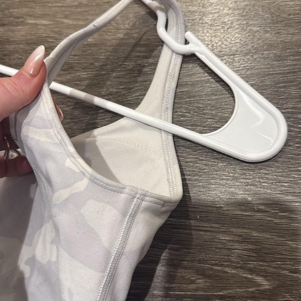 Lululemon Align Tank, white camo, size 2 - Picture 3 of 8